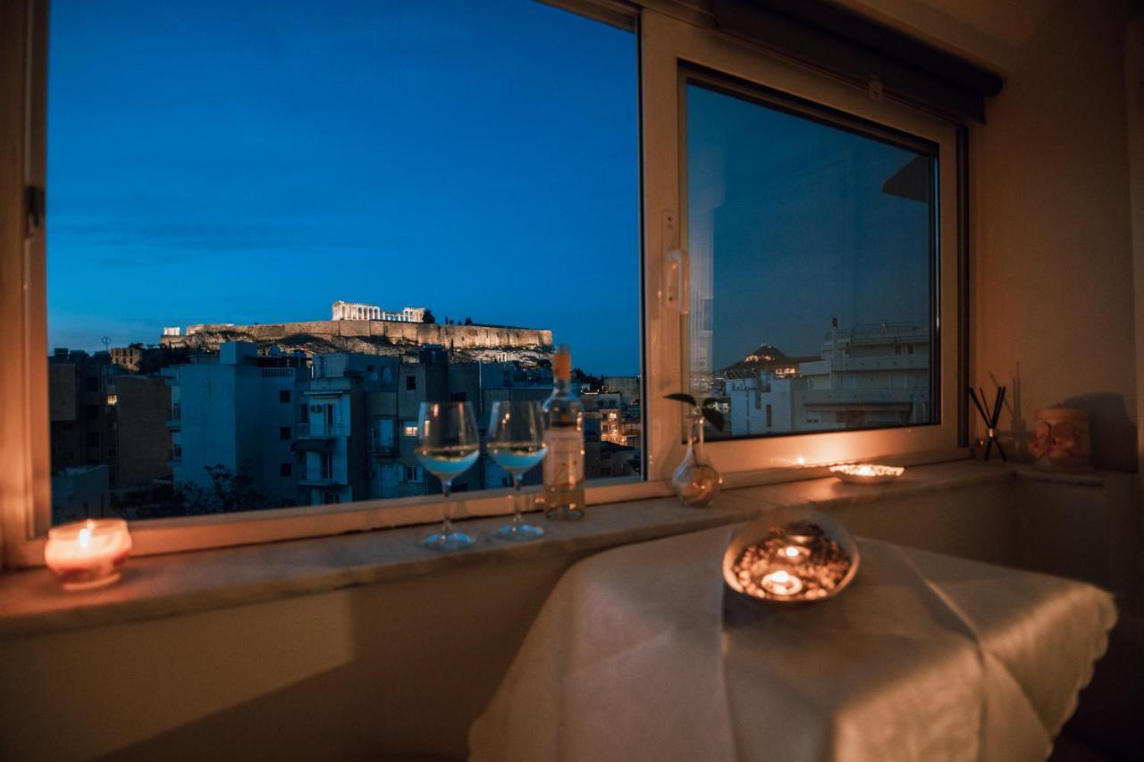 Ferienwohnung Acropoli'S Balcony Athen Exterior foto
