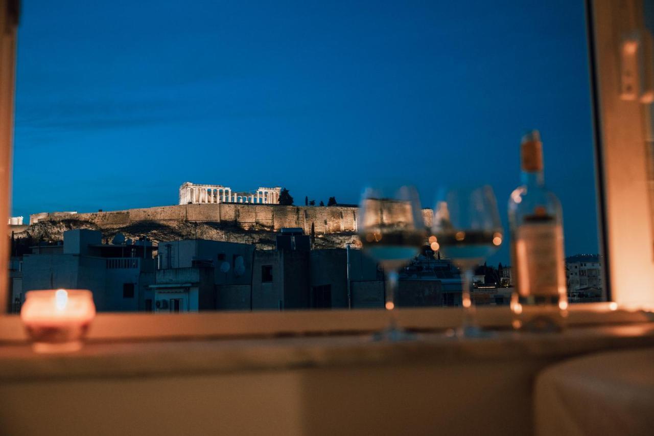 Ferienwohnung Acropoli'S Balcony Athen Exterior foto