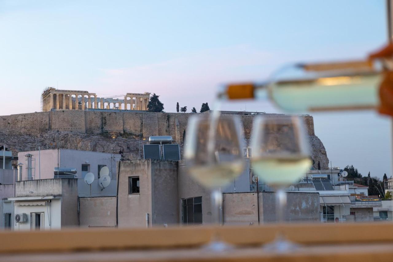 Ferienwohnung Acropoli'S Balcony Athen Exterior foto